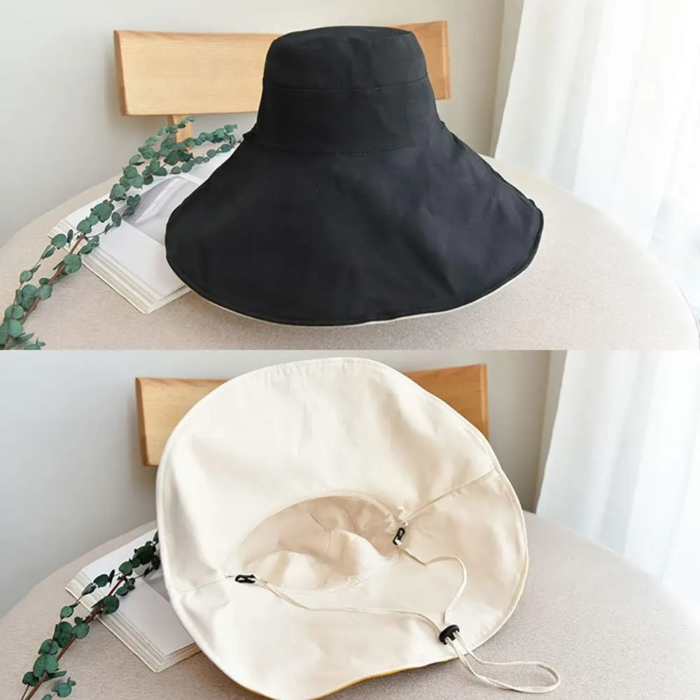 FaroDor Women's Reversible Bucket Hat UV Protection Packable Travel Cap Wide Brim Sun Hats