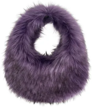 Faux Fur Hobo Shoulder Bag for Women - Large Cute Fluffy Tote Plush Handbag Y2K Furry Purse