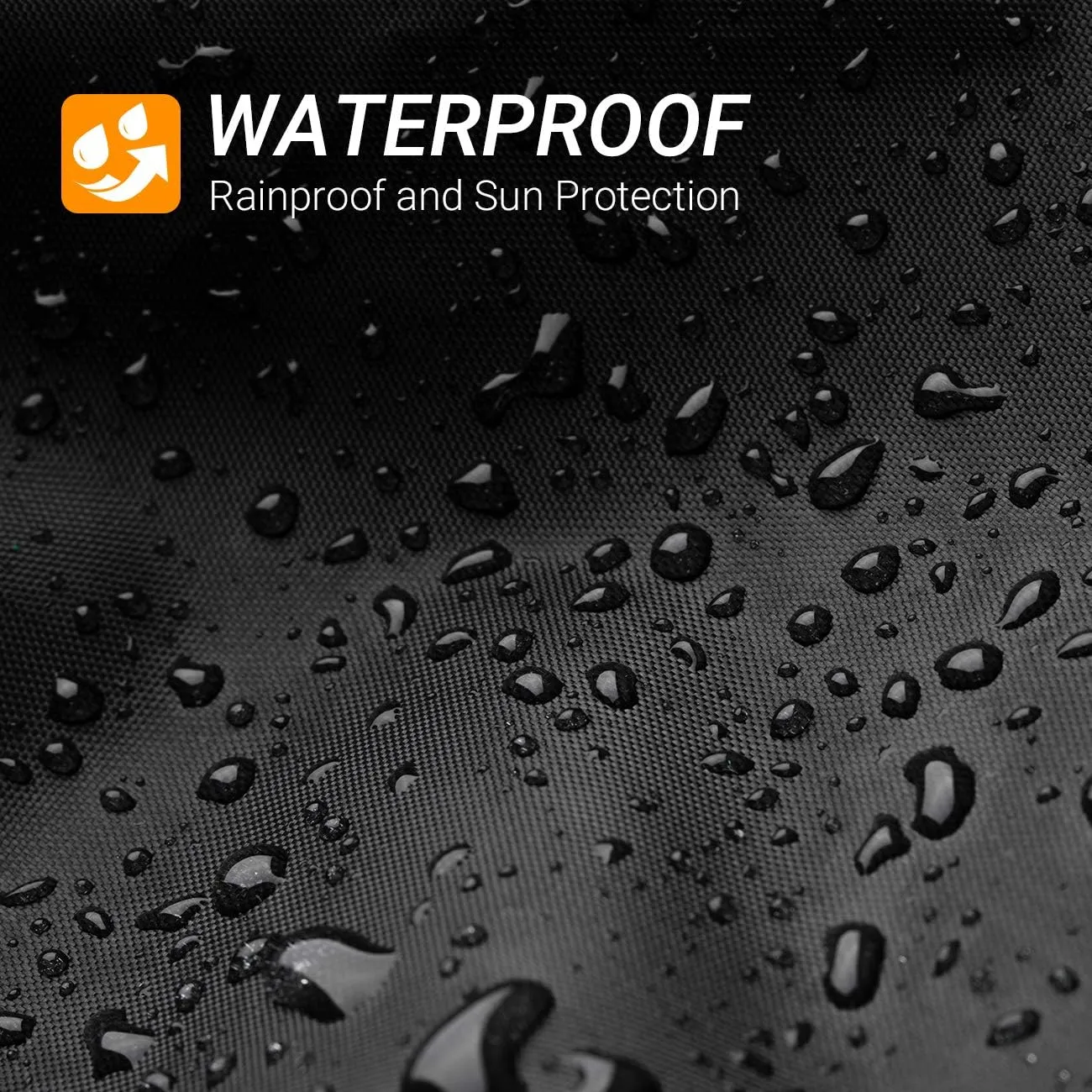 Favoto Bike Cover Waterproof Outdoor Bicycle Cover Thicken Oxford Windproof UV Snow Rustproof with Lock Hole Storage Bag for Mountain Road Bike City Bike Beach Cruiser Bike, Mid-Orange