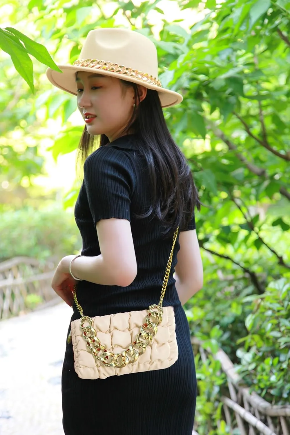 Fedora Hats for Women，FeltPanama Hat，womens fedora
