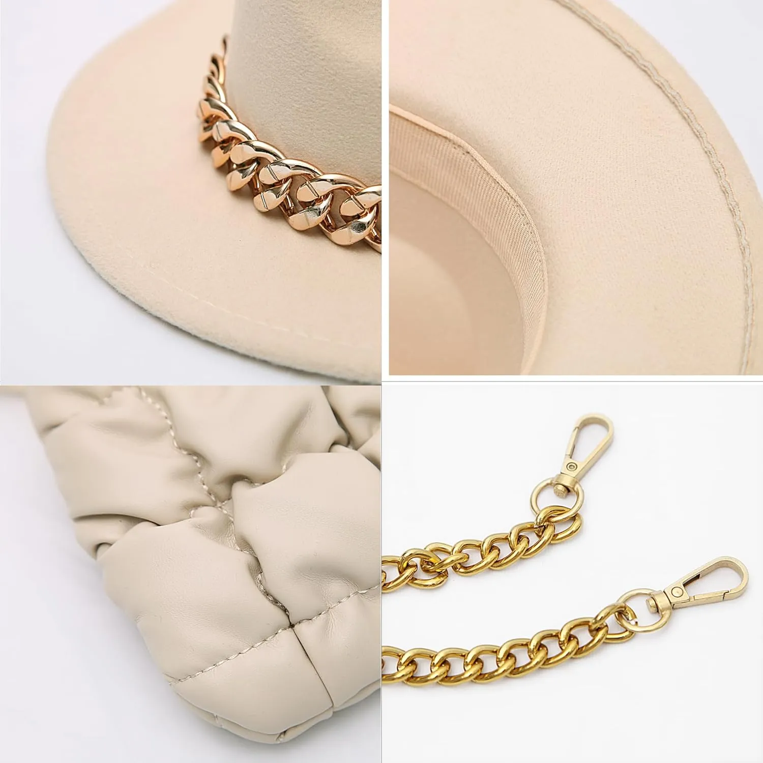 Fedora Hats for Women，FeltPanama Hat，womens fedora