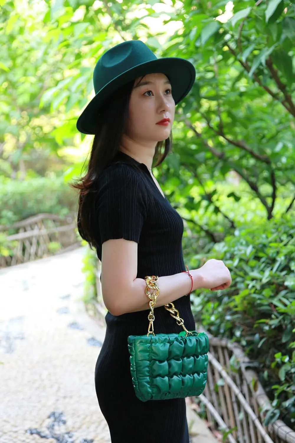 Fedora Hats for Women，FeltPanama Hat，womens fedora