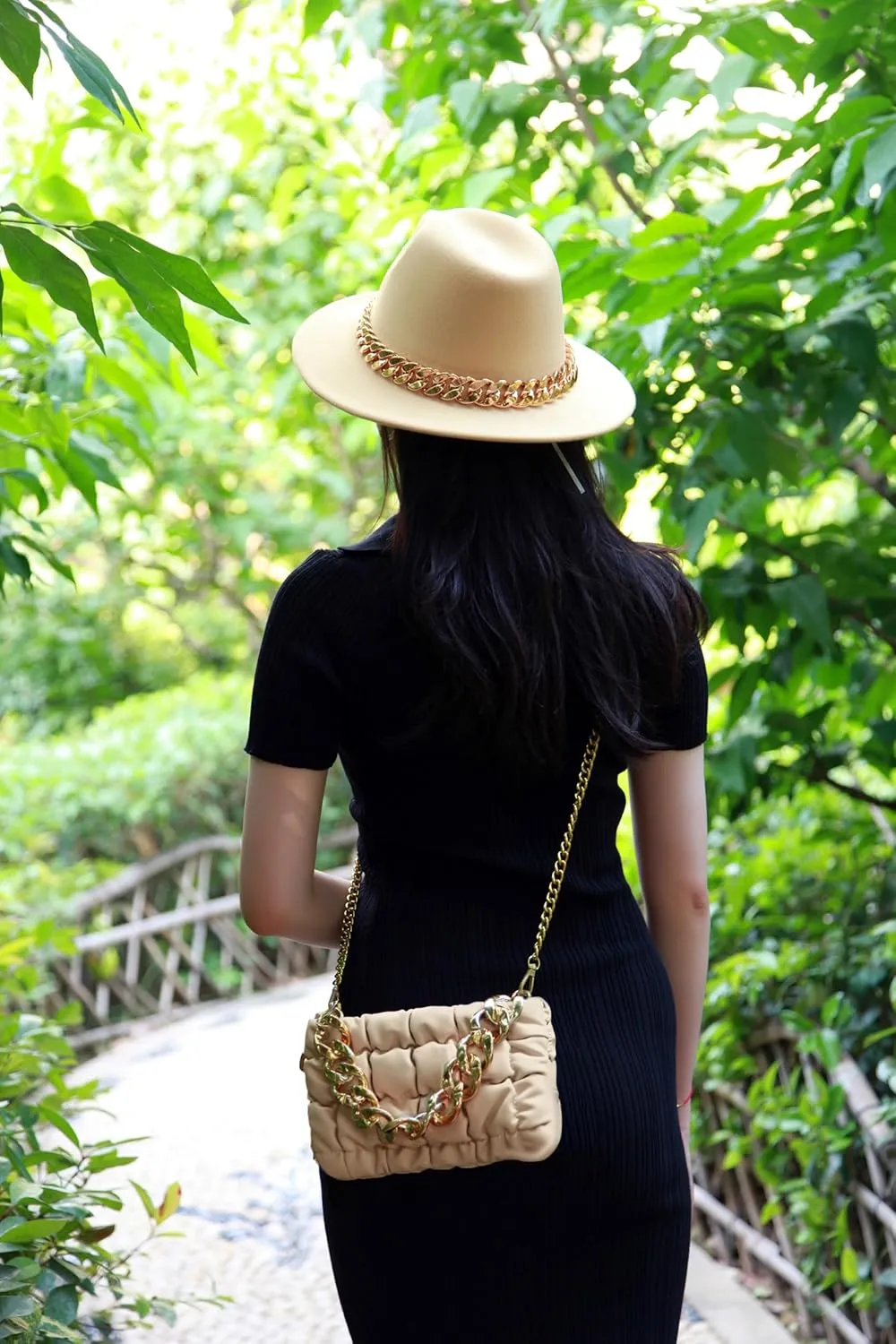 Fedora Hats for Women，FeltPanama Hat，womens fedora
