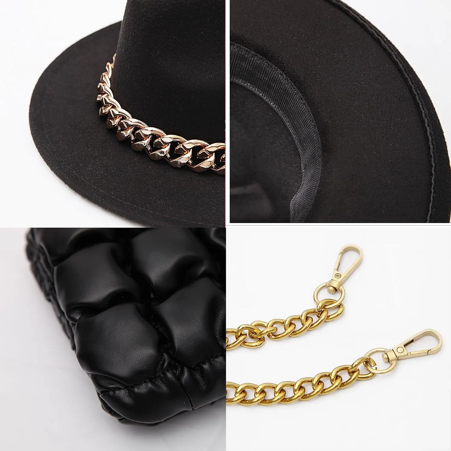 Fedora Hats for Women，FeltPanama Hat，womens fedora
