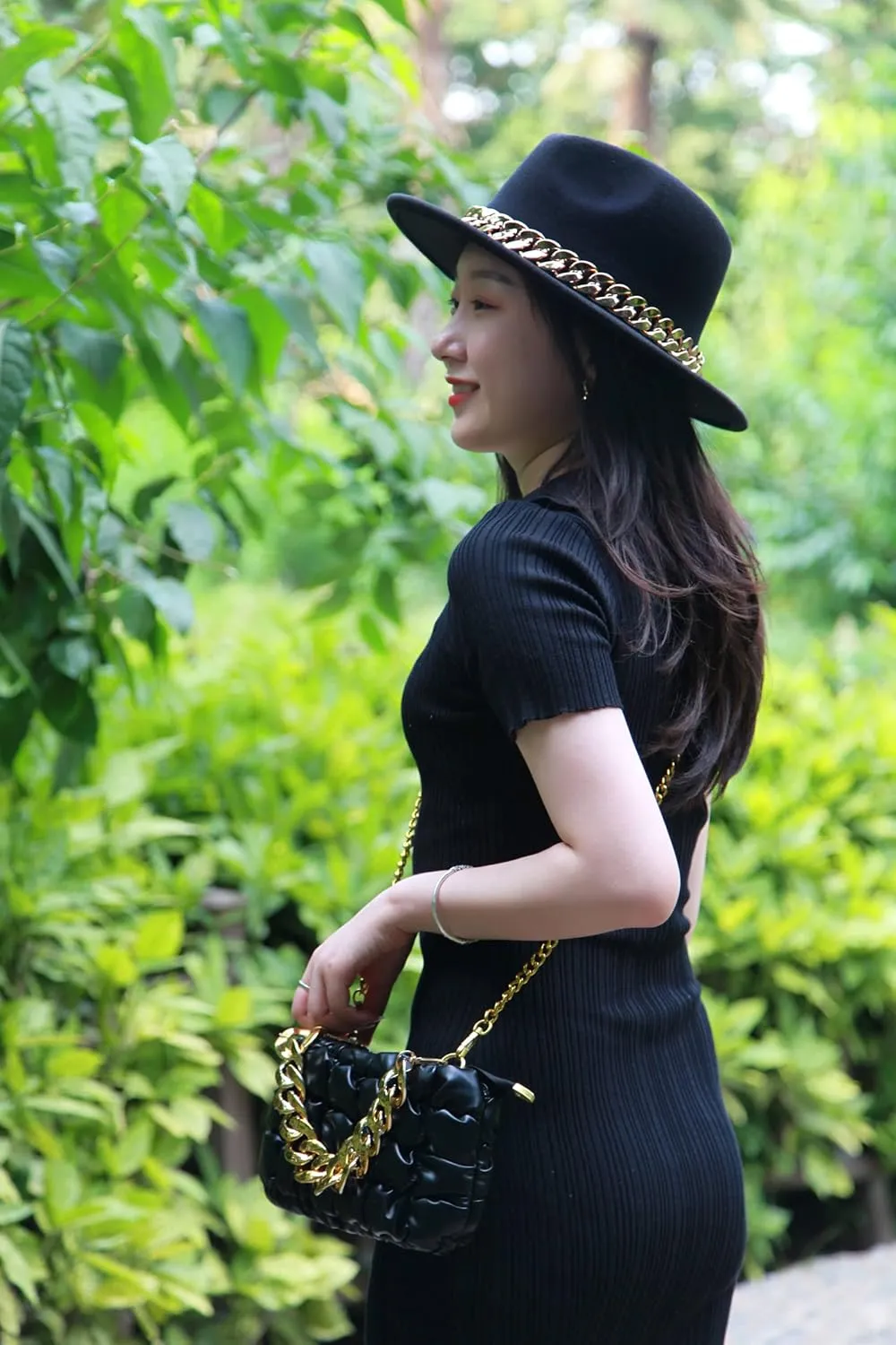 Fedora Hats for Women，FeltPanama Hat，womens fedora