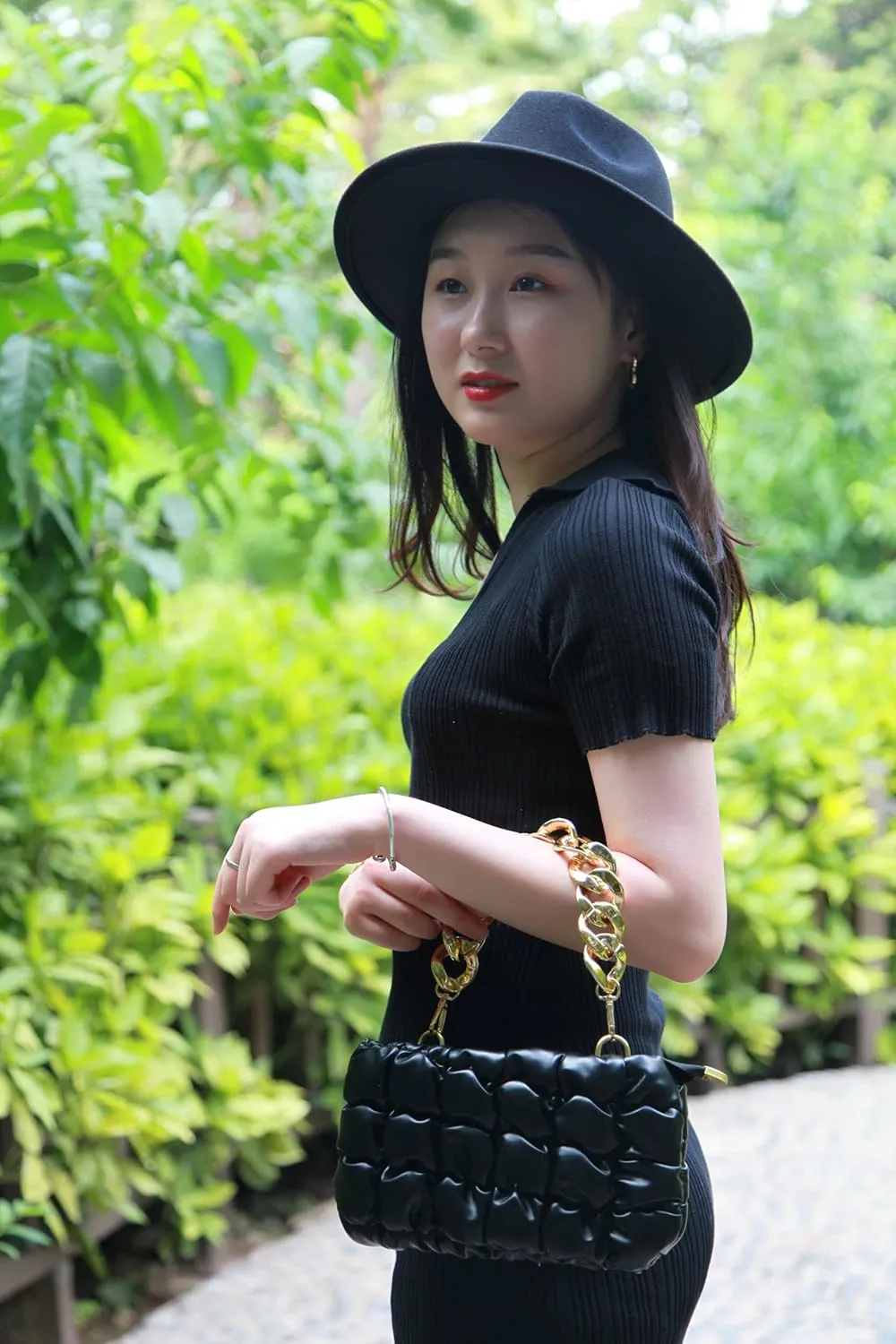Fedora Hats for Women，FeltPanama Hat，womens fedora