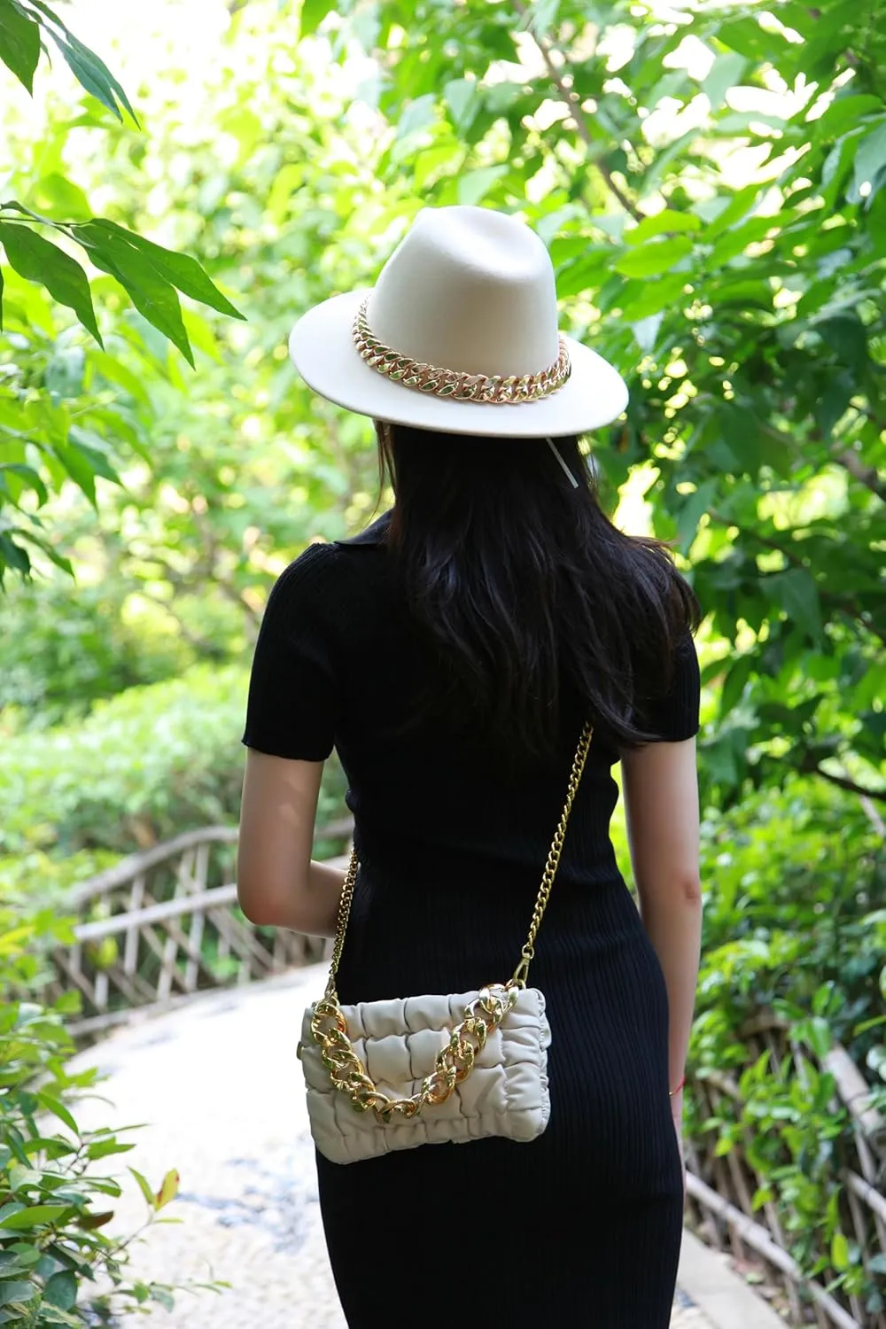 Fedora Hats for Women，FeltPanama Hat，womens fedora