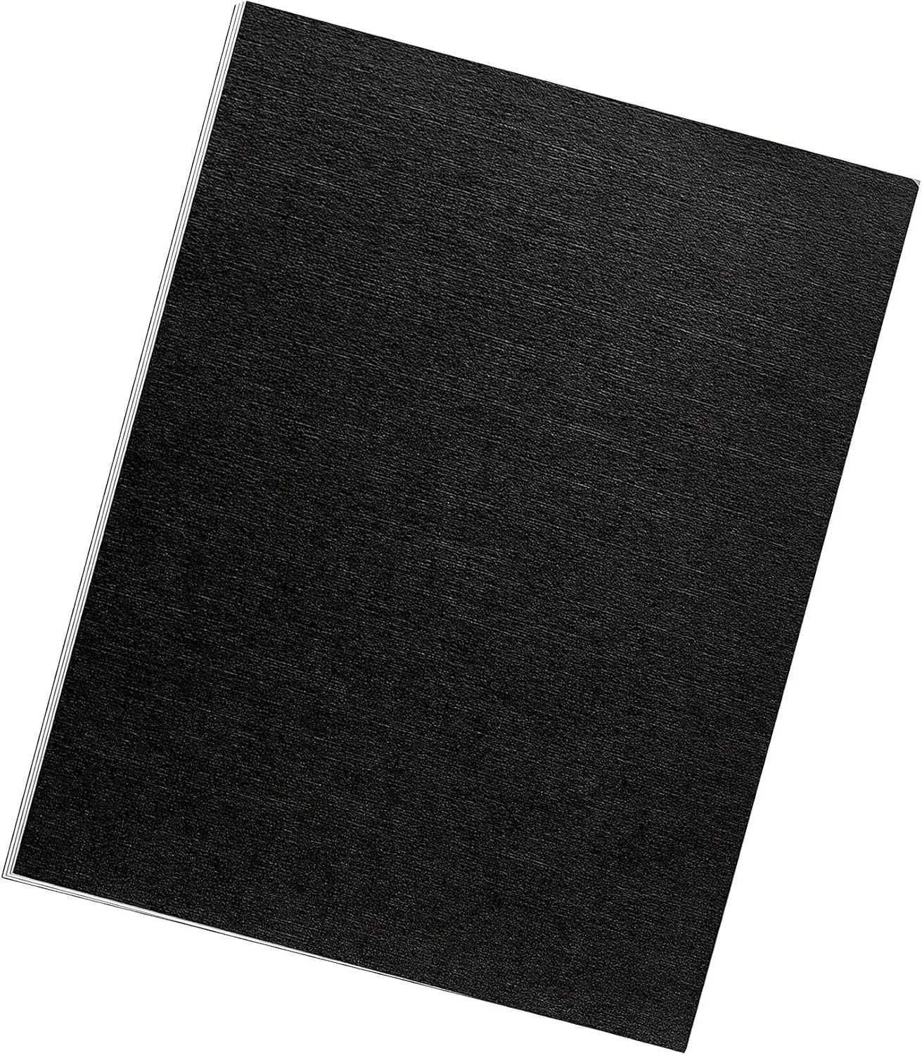 Fellowes Binding Linen Presentation Covers, Letter, Black, 200 Pack (5217001), Black Linen