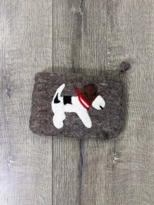 Felt Dog Purse