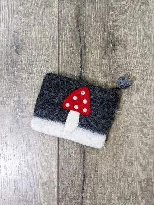 Felt Mushroom Purse