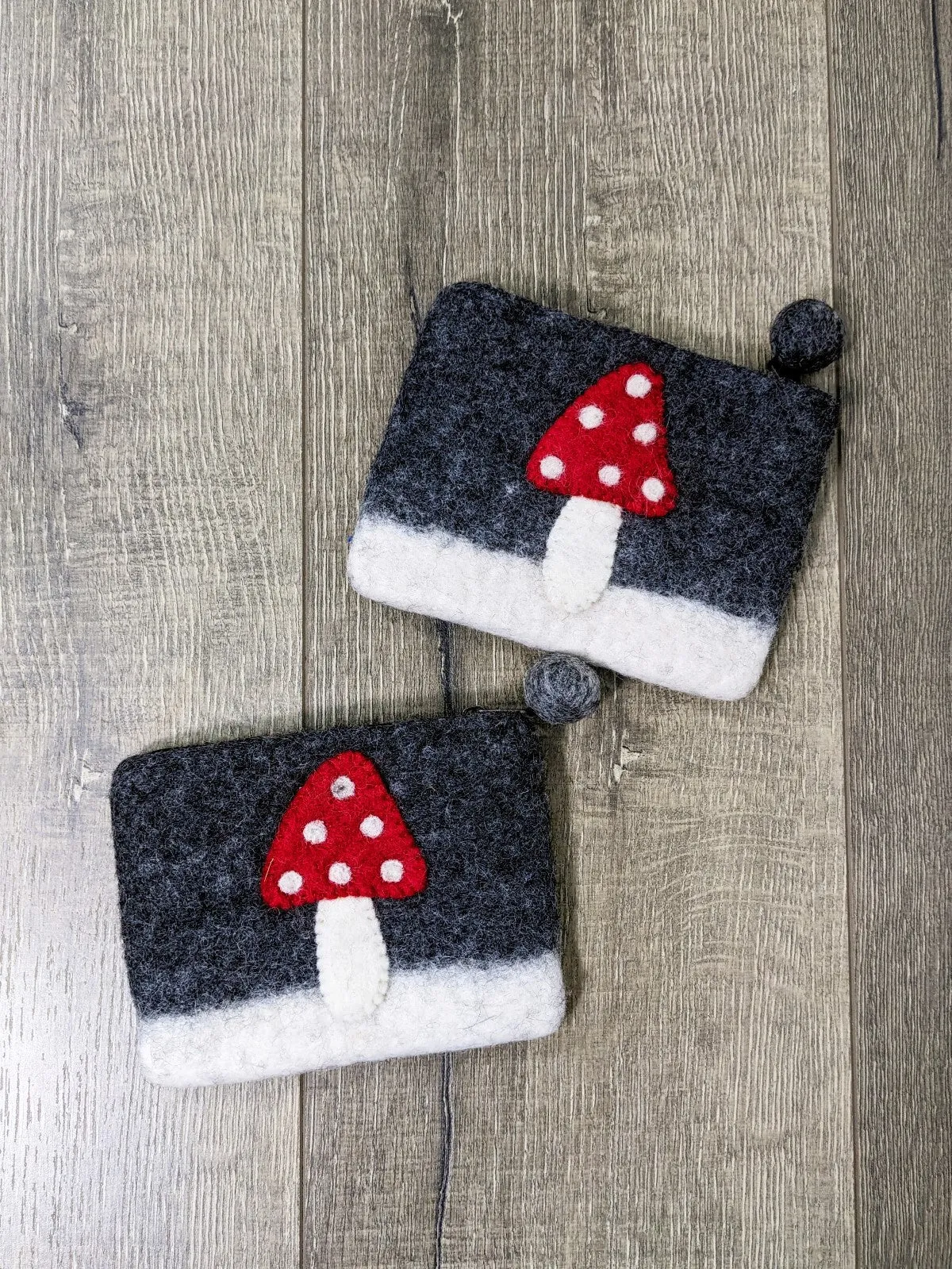 Felt Mushroom Purse
