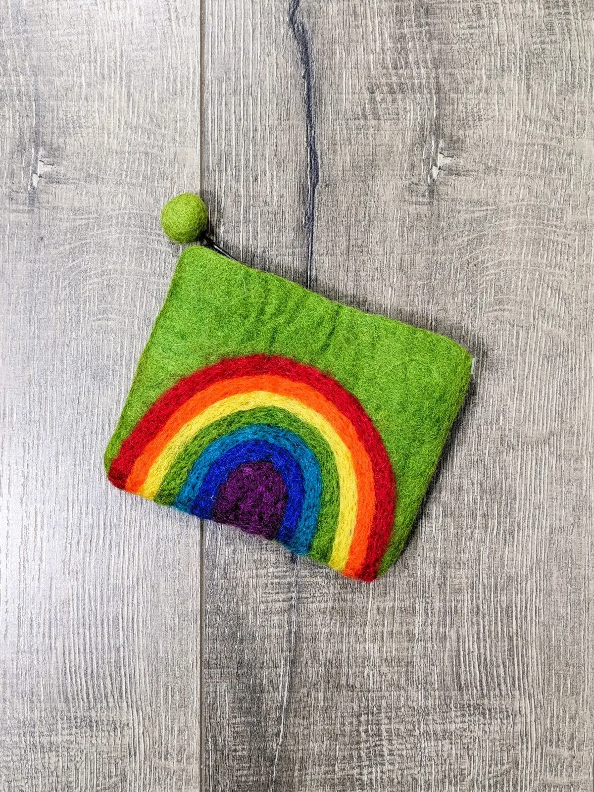 Felt Rainbow Purse
