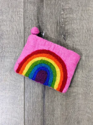 Felt Rainbow Purse