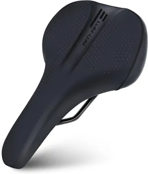 FIFTY-FIFTY Mountain Bike Saddle, Comfortable Memory Foam Bicycle Seat, Soft Waterproof Bicycle Seat for Men and Women, Compatible with MTB, Road Bike, E-MTB
