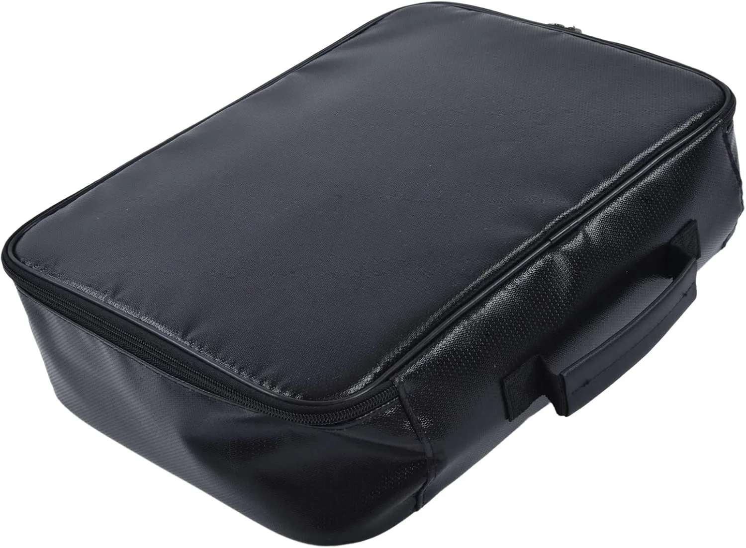 Fireproof Bag, Fireproof Document Bag Large Capacity Fireproof Document Bag Fireproof Money Bag with Lock for Laptops, Legal Documents, Certificates, Certificates (Black)