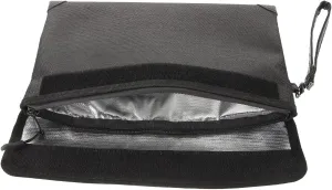 Fireproof Document Bag Portable Cash Bag for Tax Documents Fire-Resistant File Organizer Black 1pc