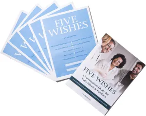 Five Wishes Advance Care Planning and Living Will - End of Life Directive Legal Document Kit