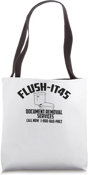 FlushIt 45 Toilet Document Removal Services Tote Bag