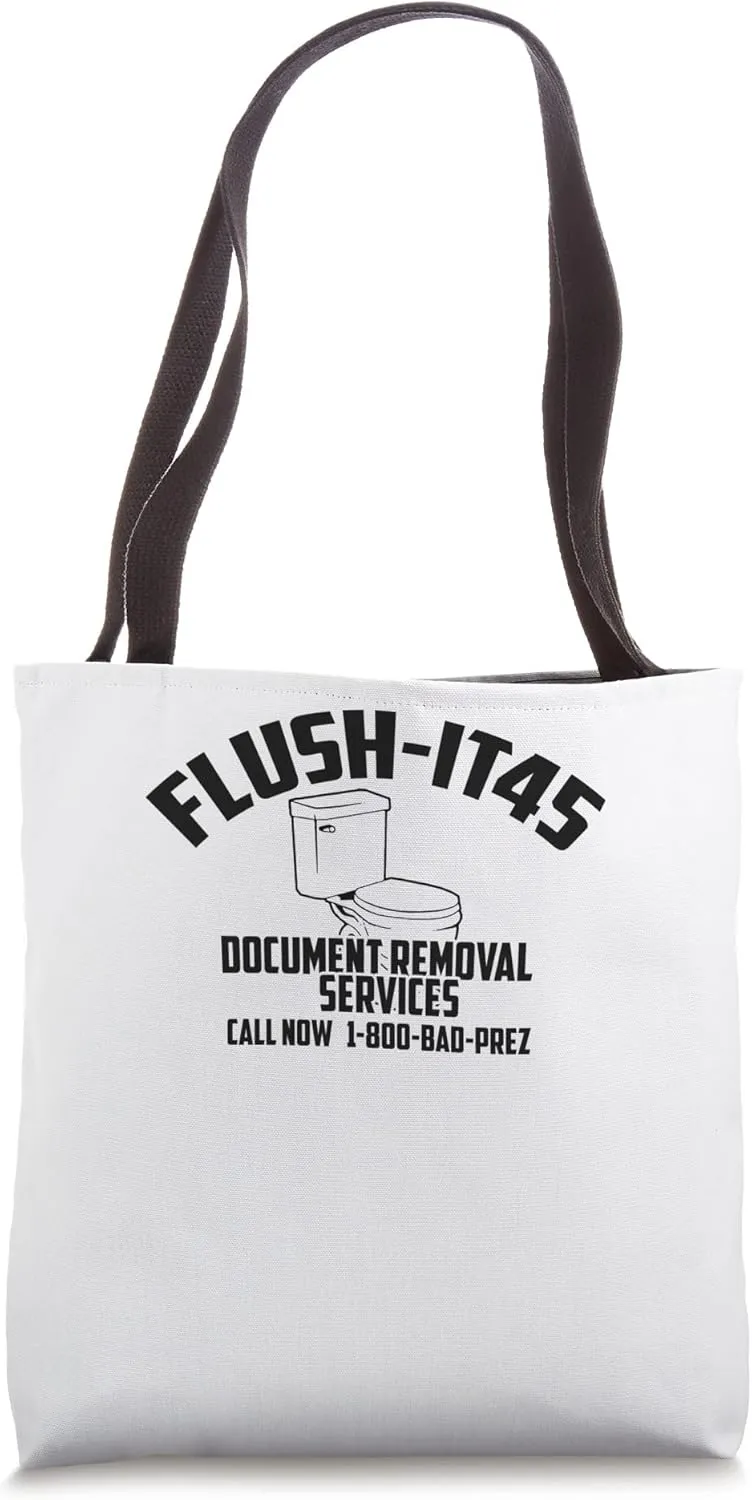 FlushIt 45 Toilet Document Removal Services Tote Bag