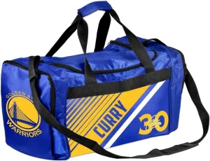 FOCO Golden State Warriors Border Stripe Medium Duffel Bag-CURRY
