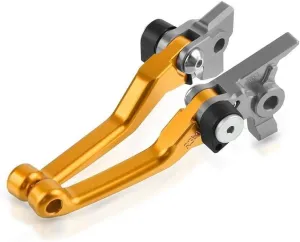 for Beta 4t 4-Stroke 450RR 498RR 2012 2013-2020 Motocross Dirt Bike CNC Aluminum Brake Clutch Levers Foldable Lever Motorcycle Pivot Lever Motorcycle Hand Levers(Gold)