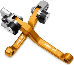 for BETA RR RS 4T 2012 2013 2014 2015 2016 2017 2018 Motocross Dirt Bike CNC Aluminum Brake Clutch Levers Foldable Lever Motorcycle Pivot Lever Lever (Color : Gold)