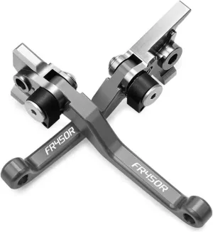 for H&usqvarna FR 450 Rally 2016 2017 Motocross Dirt Bike CNC Aluminum Brake Clutch Levers Foldable Lever Motorcycle Pivot Lever Lever Handle(G)