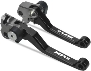 for Hon&da XR400 1996 1997 1998 1999 2000 2001 2002 2003 2004 Motocross Dirt Bike CNC Aluminum Brake Clutch Levers Foldable Lever Motorcycle Pivot Lever Lever (Color : Black)