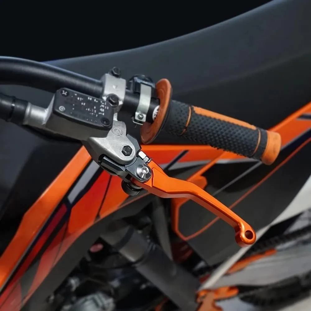 for K&awasaki KDX250SR KDX 250SR 1992 1993 1994 Motocross Dirt Bike CNC Aluminum Brake Clutch Levers Foldable Lever Motorcycle Pivot Lever Lever Handle(Red)
