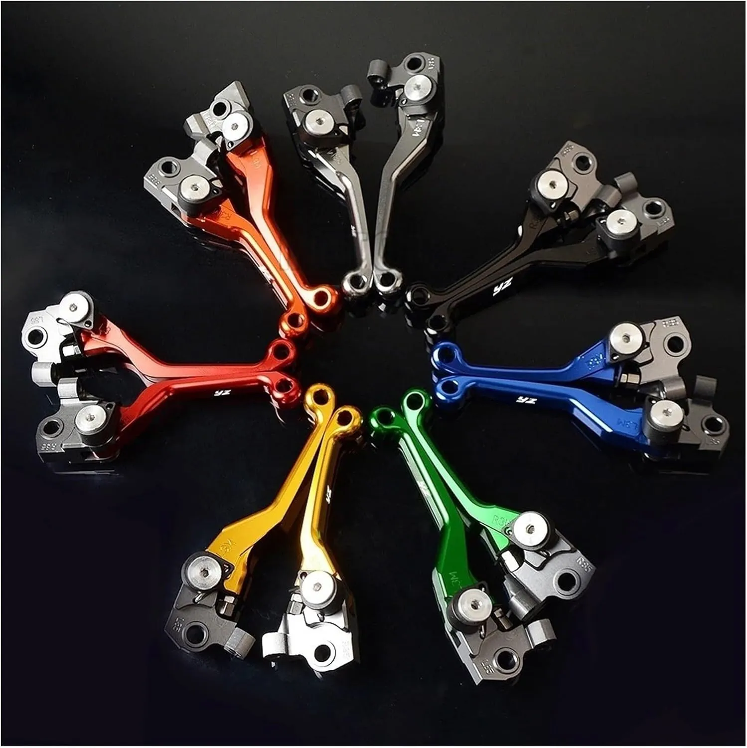 for Ya&maha YZ65/YZ80/YZ85/YZ125/YZ250/YZ125X/YZ250X/YZ250FX CNC Motorcycle Pivot Brake Clutch Levers