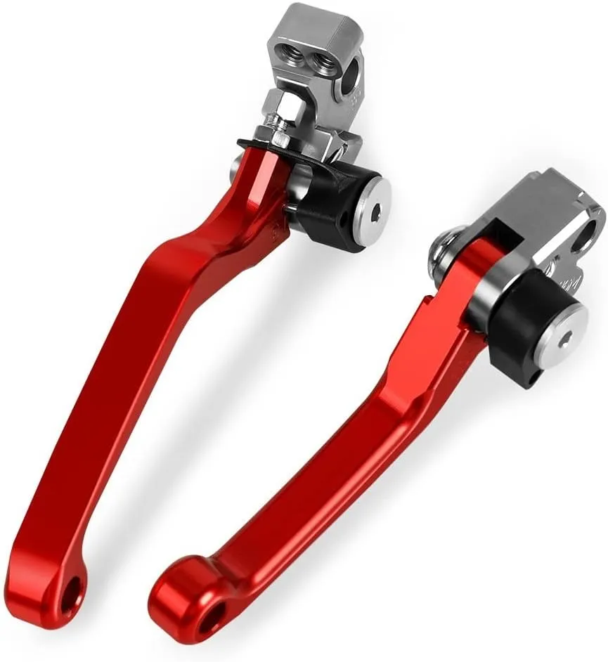 for Yama&ha Tricker 2004-2017 2016 2015 Motocross Dirt Bike CNC Aluminum Brake Clutch Levers Foldable Lever Motorcycle Pivot Lever Lever Handle(Blue)