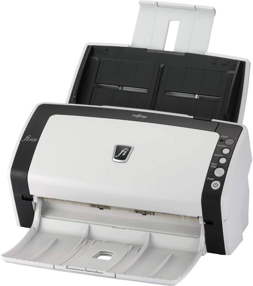 Fujitsu Fi-6130 Sheetfed Scanner - 24 Bit Color - 8 Bit Grayscale - Us (Renewed)