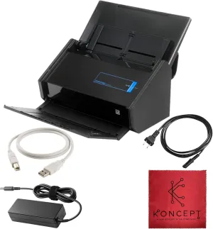 Fujitsu IX500 Scansnap USB High Speed Cloud Enabled Document, Photo & Receipt Scanner for Mac & PC - 1 Year Warranty - ADF with Duplex Scanning - Comes with 16, USB 3.0 Cable (Renewed)