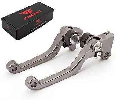 FXCNC CNC Aluminum Dirt Bike Pivot Brake Clutch Levers Compatible with TRX400EX TRX 400 EX 1999 2000 2001 2002 2003 2004 2005 2006 2007 2008