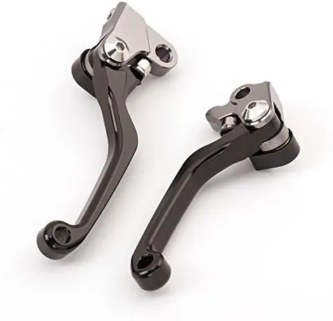 FXCNC CNC Aluminum Dirt Bike Pivot Brake Clutch Levers Compatible with TRX400EX TRX 400 EX 1999 2000 2001 2002 2003 2004 2005 2006 2007 2008