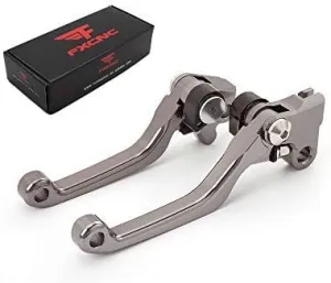FXCNC CNC Aluminum Dirt Bike Pivot Brake Clutch Levers Compatible with TRX400EX TRX 400 EX 1999 2000 2001 2002 2003 2004 2005 2006 2007 2008