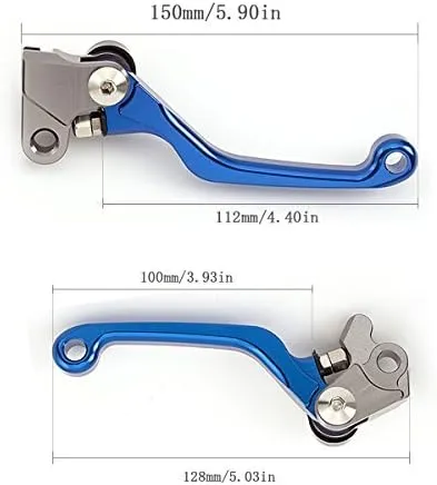 FXCNC CNC Aluminum Dirt Bike Pivot Brake Clutch Levers Compatible with TRX400EX TRX 400 EX 1999 2000 2001 2002 2003 2004 2005 2006 2007 2008