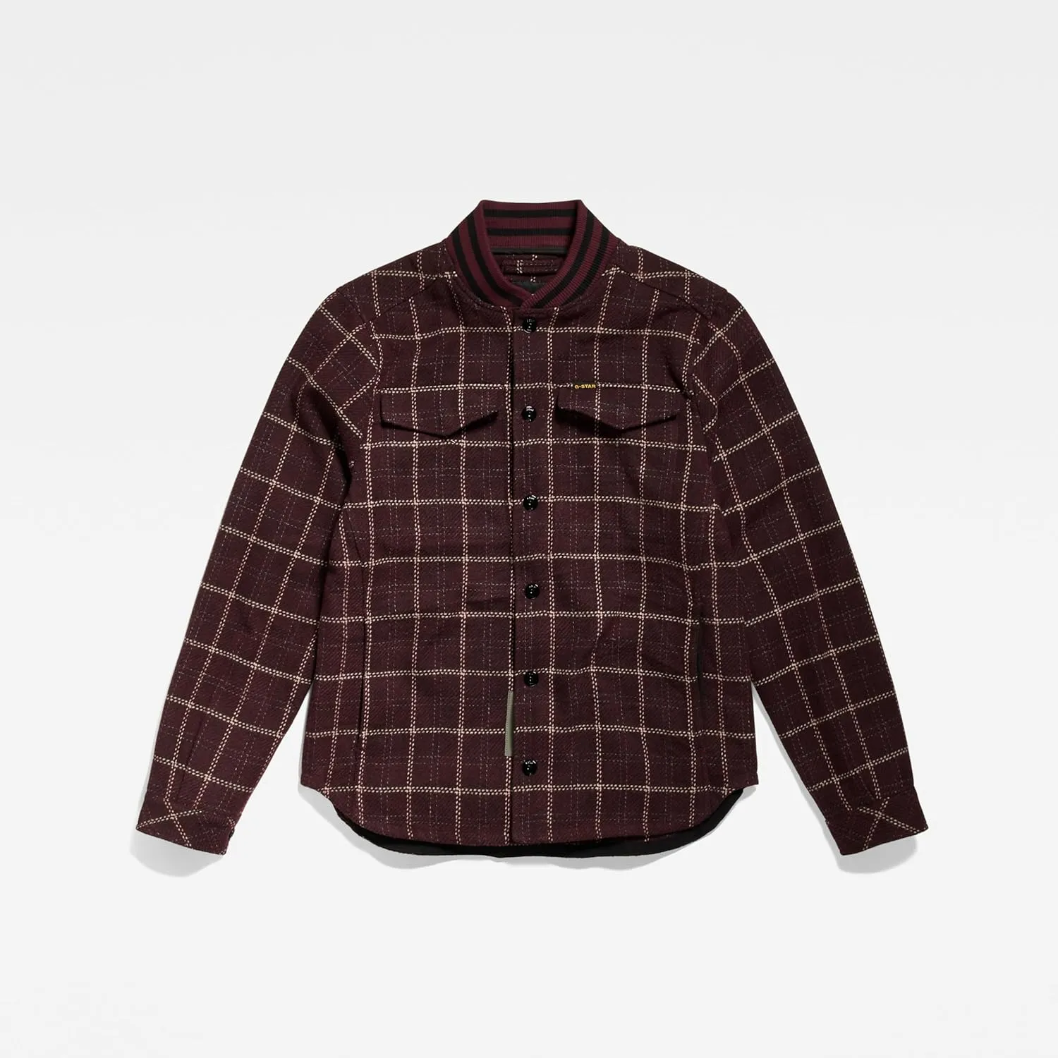 G-STAR Men's Bomber Collar Overshirt