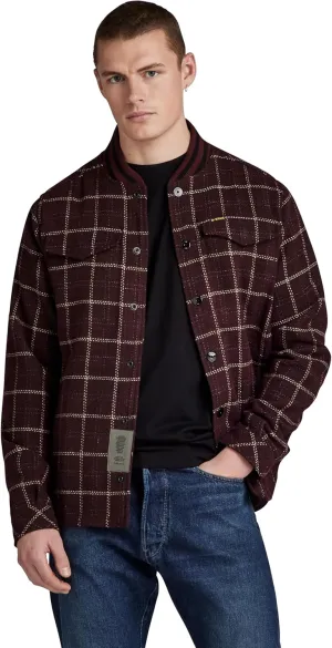G-STAR Men's Bomber Collar Overshirt