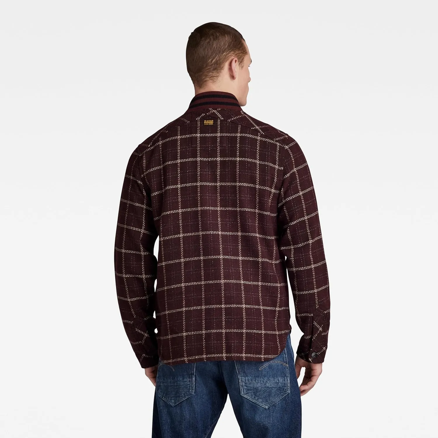 G-STAR Men's Bomber Collar Overshirt