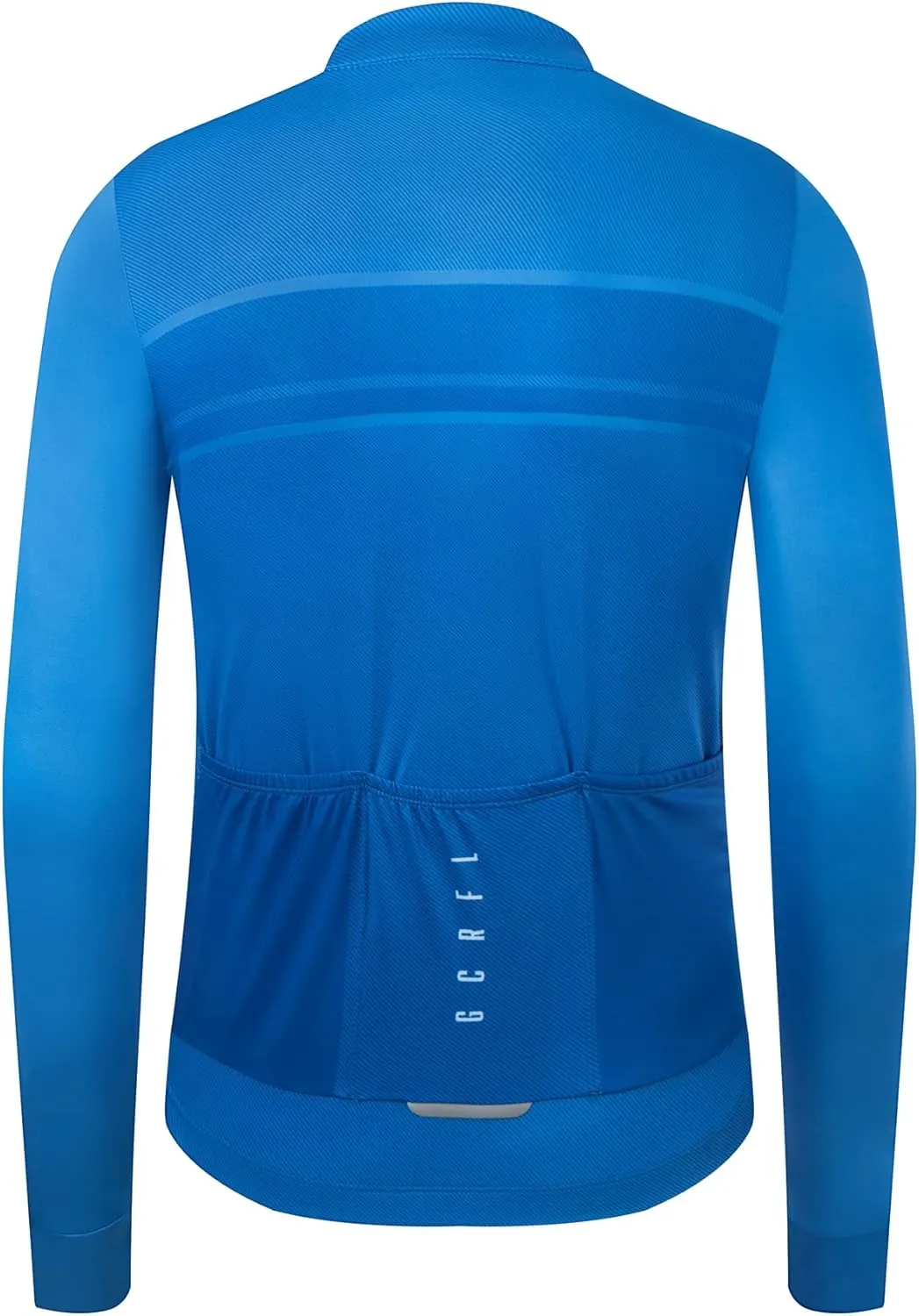 GCRFL Men's Cycling Jersey Long Sleeves Road Bike Jersey Shirt Cycling Tops, Zipper Pocket Lightweight PRO Race Fit UPF 50 