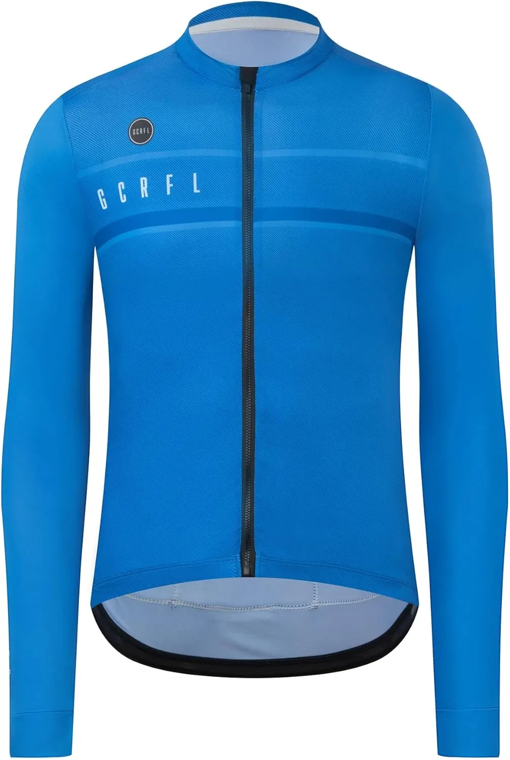 GCRFL Men's Cycling Jersey Long Sleeves Road Bike Jersey Shirt Cycling Tops, Zipper Pocket Lightweight PRO Race Fit UPF 50 