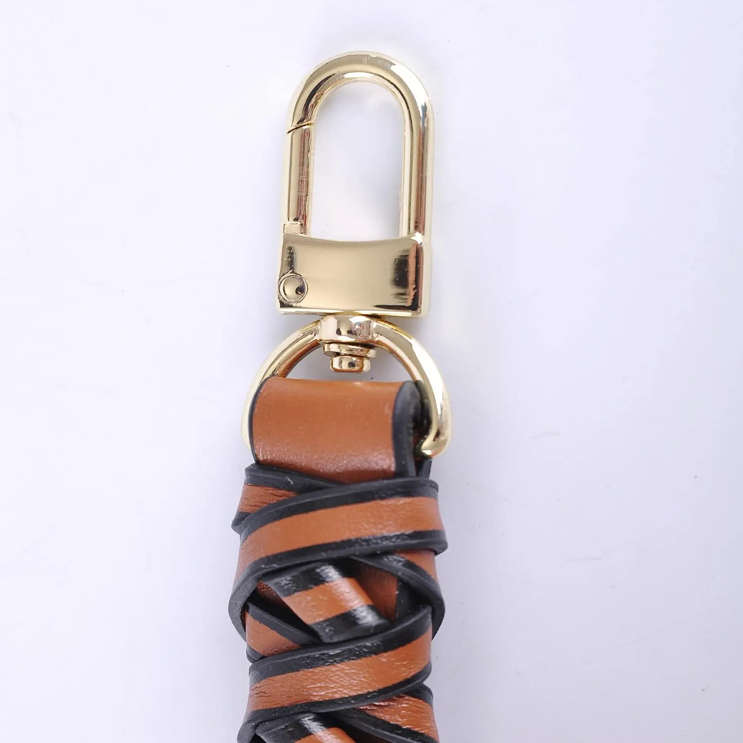 Genuine Vachetta Leather Braided Handle Compatible for Beaubourg Hobo Top Handle Neonoe Strap (12.2" L, Brown)