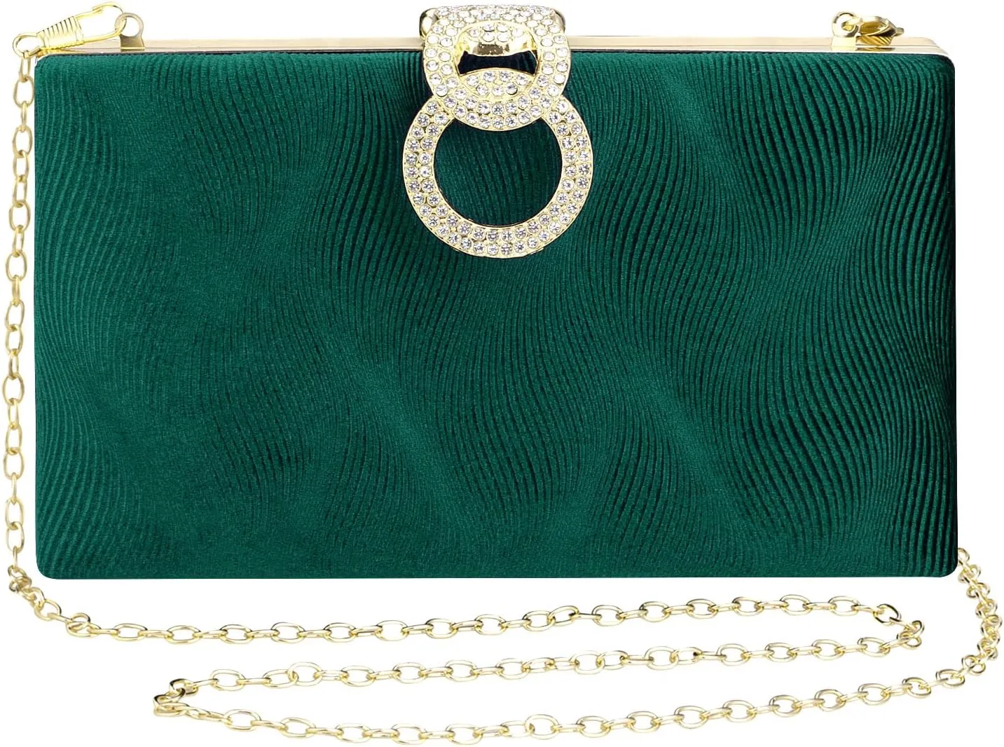 Gets Evening Clutch Purses for Women Handbags for Formal Bridal Wedding Party Cocktail Prom Small Crossbody Bag with Chain