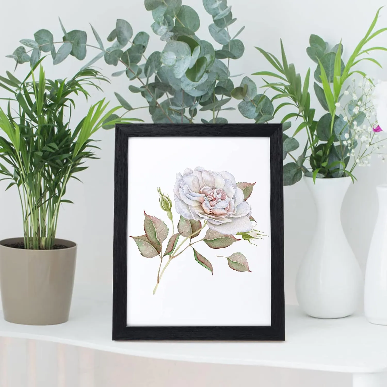 Giftgarden Black 8.5x11 Picture Frame Set of 12, Multi 8.5 x 11 Frames Bulk for Award Certificate Document Diploma, Wall or Tabletop Display