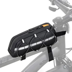 GMAK Top Tube Bike Bag, Bike/Bicycle Phone Front Frame Bags, Cycling Pouch, Bike Accessories Triangle Bag for Men Compatible with Phone Under 6.8'' (iPhone 16/15/14 Pro, Plus, Pro Max)