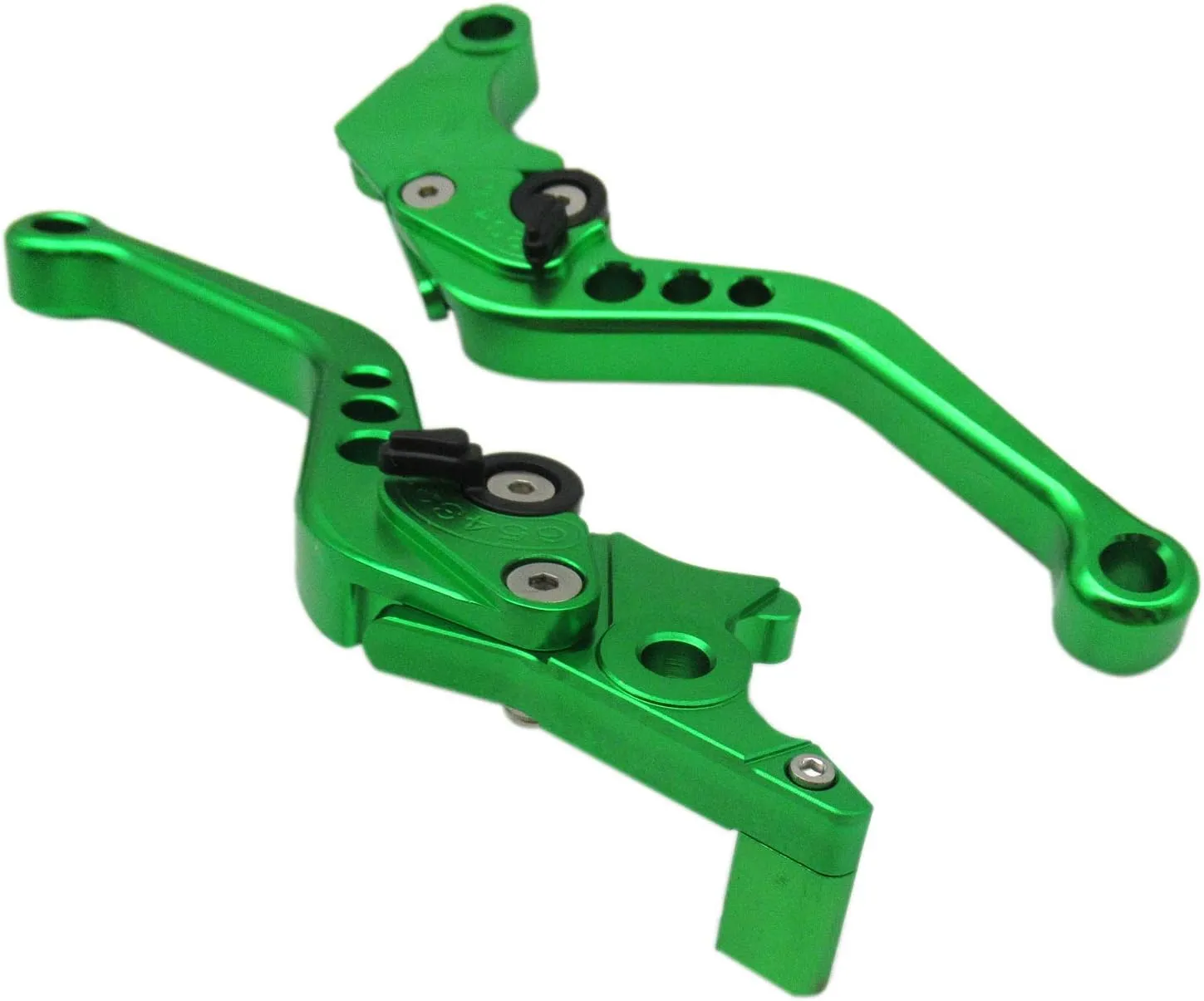 Green CNC 6 Position Shorty Brake Clutch Lever for HYOSUNG GT250R 2006 2007 2008