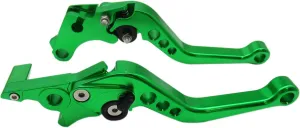 Green CNC 6 Position Shorty Brake Clutch Lever for HYOSUNG GT250R 2006 2007 2008