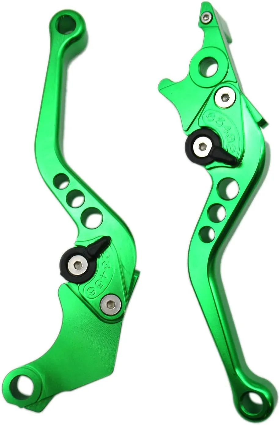 Green CNC 6 Position Shorty Brake Clutch Lever for HYOSUNG GT250R 2006 2007 2008