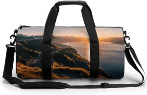 Gym Bags Small Shining Overlook Duffel Bag Overnight Bag with Shoe Compartment Carryon Bag for Men Women